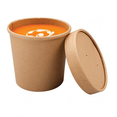 Bol soupe - Pot a soupe carton - Emballage soupe jetable