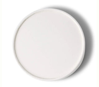 Couvercle blanc pour gobelet carton 18cl ø72 - carton de 1000 - covgm6ozcarb