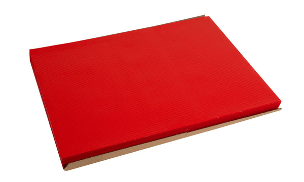 Set de table papier gaufré 30x40 ROUGE - vendu par 500