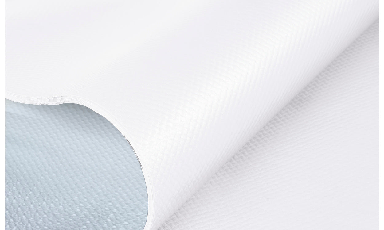 Nappe jetable en papier blanc gaufré blanc 70 X 70 cm COGIR