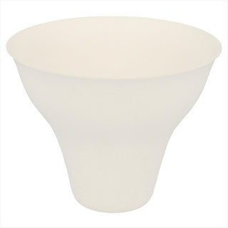 Verres à vin compostable et biodegradable 260 ml ø 9,9x8 cm blanc canne à sucre - carton de 200