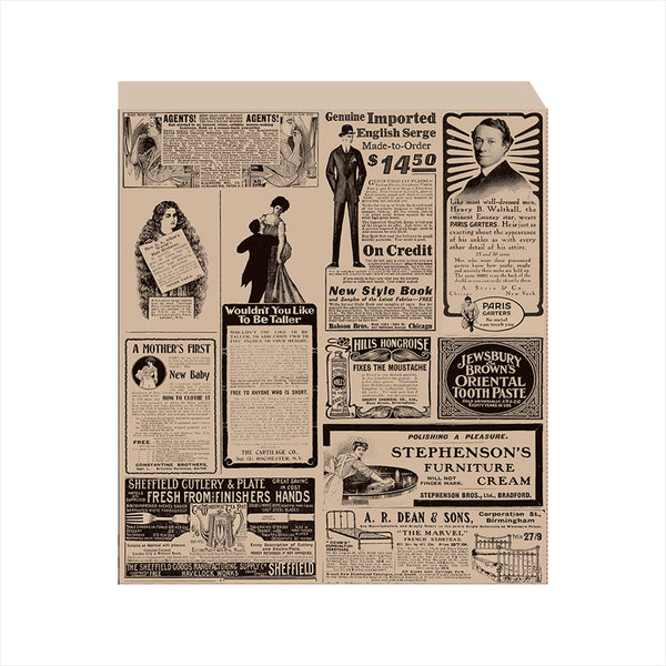 Sachet ouvert sur 2 côtés 'times' 23x25,5cm naturel ingraissable - vendu par 500 (PU 0,03€)
