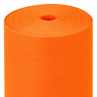 Nappe pré-découpée 120 cm 'spunbond' 60 g/m² 120x500 cm orange plastique PP - vendu à l'unité