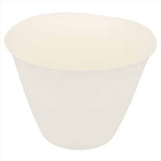 Gobelets choko compostable et biodegradable 175 ml ø 8,3x6,1 cm blanc canne à sucre - carton de 200