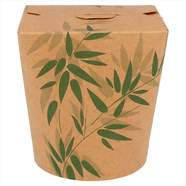 Pots à pates 'feel green' 960ml ø9x10,8cm marron carton - vendu par 50 (PU 0,22€)
