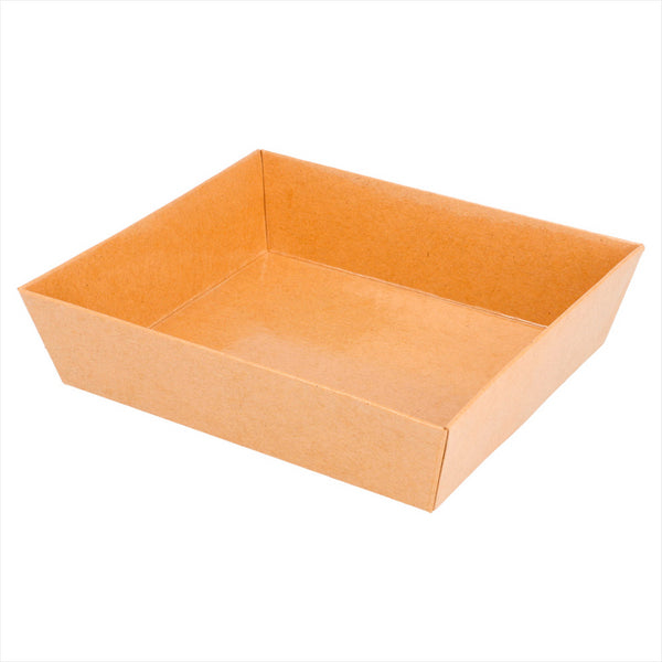 Barquettes 14x13x3,5cm naturel kraft