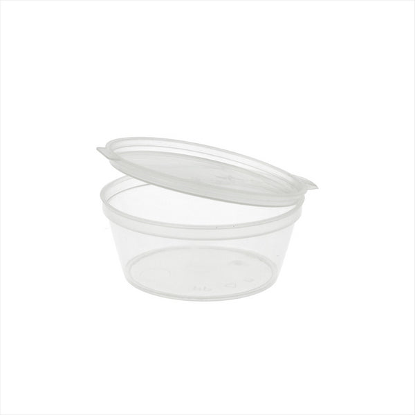 Pot à sauce couvercle incorporé 60ml - vendu par 1000 / PAC 6