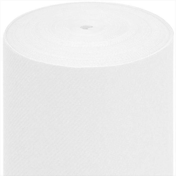 Nappe pré découpée - 60 segments 55 g/m² 120x120 cm blanc airlaid style tissu - vendu par 4 (PU 54€)