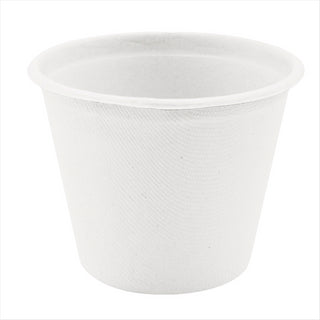 Gobelets compostable et biodegradable 425 ml ø 10,5x8,3 cm blanc canne à sucre - carton de 600
