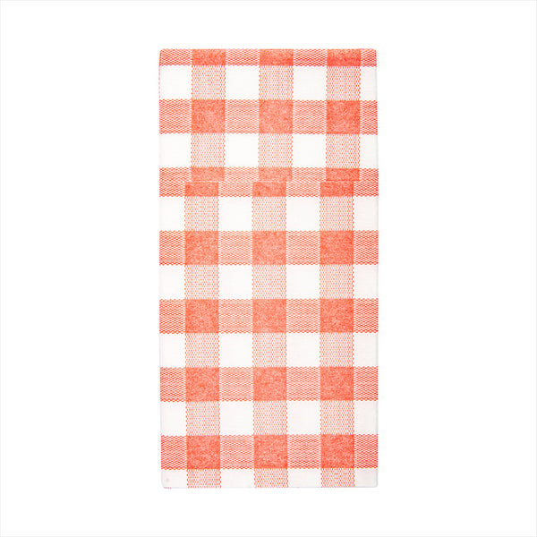 Serviettes kangourou 'like linen - vichy' 70g/m² 40x40cm rouge like linen - vendu par 700 (PU 0,17€)