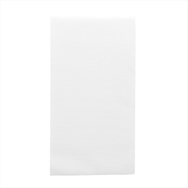 SERVIETTES PLIAGE 1/8 55 G/M2 40x40 CM BLANC AIRLAID - vendu par 750 / 194.80