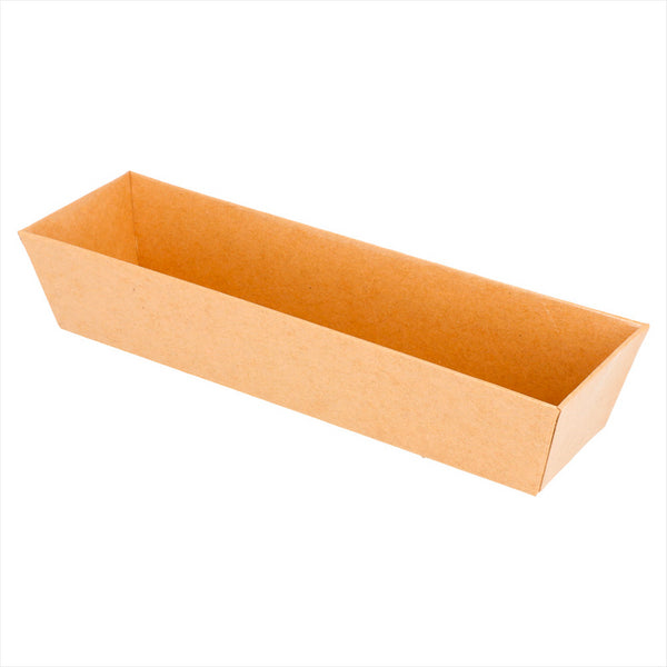 Barquettes 18x5,5x3,5cm naturel kraft