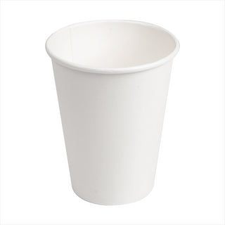 Gobelets boissons chaudes 1 paroi 360 ml 300 + 18  pe g/m2 ø9/6x11 cm blanc carton - carton de 900