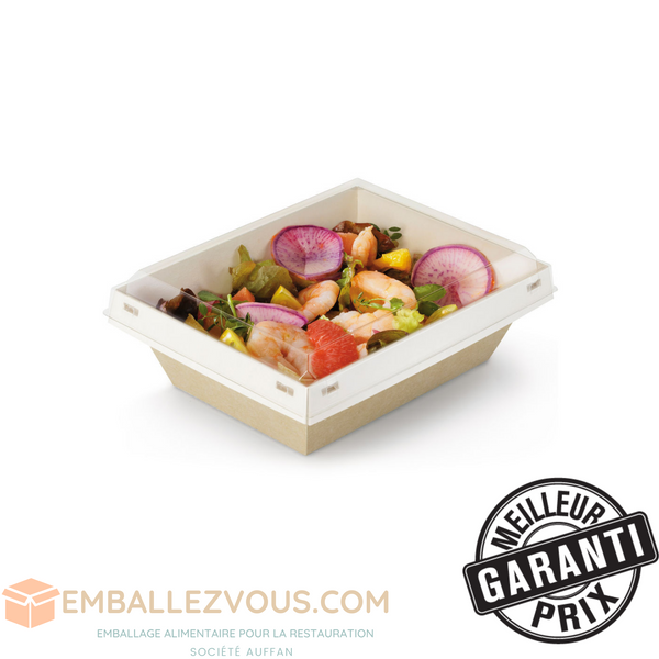 BOITE CARTON LUXIFOOD 850CC 18x14cm - vendu par 480 / BC850CAR040PP