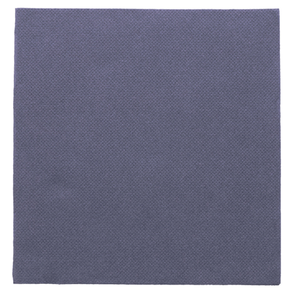 Serviettes pure ouate microgaufrées 2 points bleu marine 38x38 - vendu par 1440