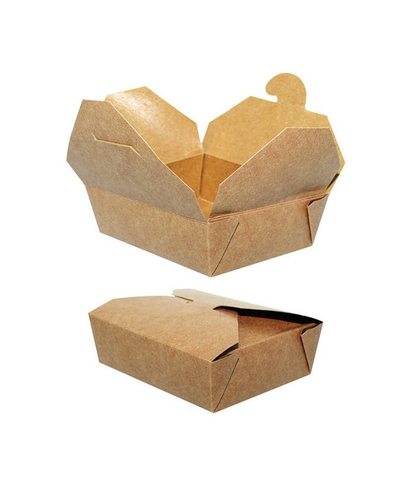 Boîte américaine carton 1500 ml ingraissable 19,6x14x4,5 cm FB2 - vendu par 200