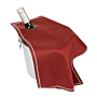 Liteau de service 40x40 cm coton bordeaux - vendu par 12 / 182.45