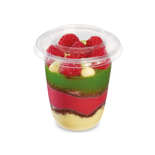 Coupe dessert cristal DELIPACK PET 250cc ø 76x93mm - vendu par 1000