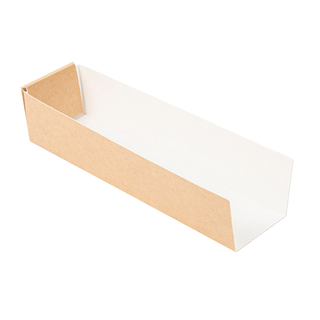 Support hot dog THEPACK 4,7x18,2x4 cm carton ondulé nano-micro - vendu par 1200