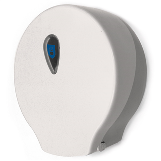 DISTRIBUTEUR PAPIER HYGIÉNIQUE 'MAXI JUMBO' 30x12,5x32,5 CM BLANC PLASTIQUE ABS - vendu par 1 unité