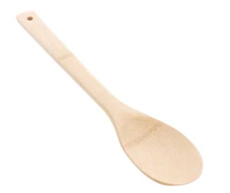 DESTOCKAGE / GRANDE CUILLERE 30 CM BOIS BAMBOU - vendu par 25 unités (Prix unitaire = 1,05 euros)