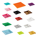 Assiette Carrée Réutilisable 180×180mm - 15 couleurs au choix - Carton de 72 - Fabrication Française (Copie)