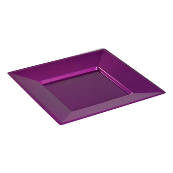 Assiette Carrée Réutilisable 180×180mm - 15 couleurs au choix - Carton de 72 - Fabrication Française (Copie)