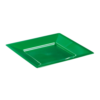 Assiette Carrée Réutilisable 180×180mm - 15 couleurs au choix - Carton de 72 - Fabrication Française (Copie)