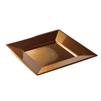 Assiette Carrée Réutilisable 180×180mm - 15 couleurs au choix - Carton de 72 - Fabrication Française (Copie)