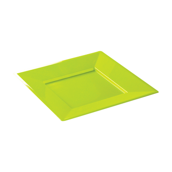 Assiette Carrée Réutilisable 180×180mm - 15 couleurs au choix - Carton de 72 - Fabrication Française (Copie)