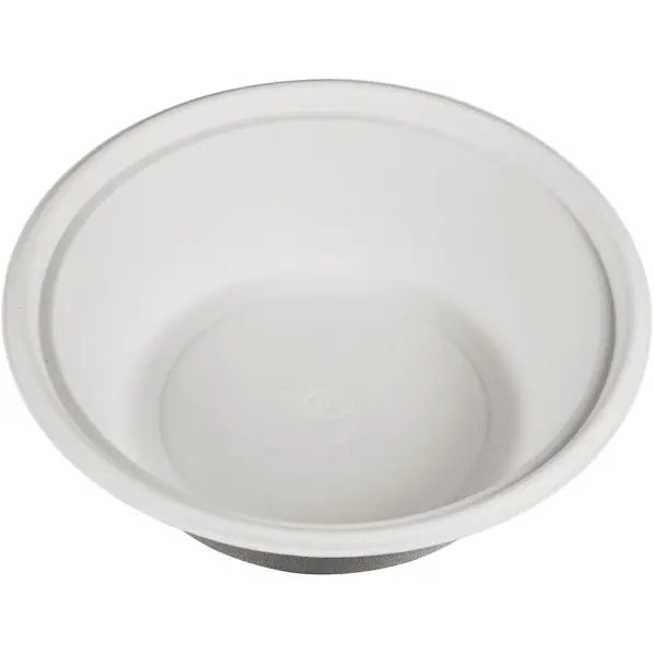 Assiette creuse / Bol fibre de canne 500cc - Ø 176 - carton de 1000