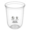 Gobelet SHAKER en PP transparent BUBBLE TEA 480ml - Ø 95 - vendu par 1000