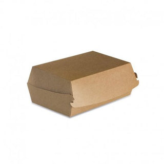 Boîte hamburger + Frites rectangle 240x137+75 cm kraft - vendu par 300