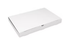 Boite traiteur carton micro cannelure blanc 40x60x5 cm vendu par 50