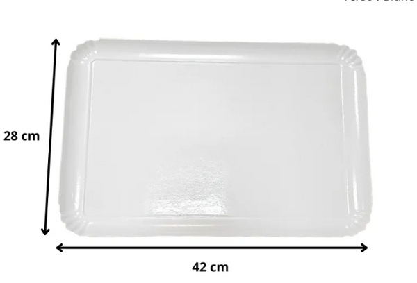 PLATEAU TRAITEUR CARTON - vendu par 25 unités