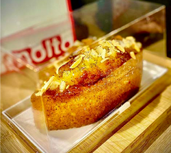 Boîte à Cake Transparente plateau canne à sucre blanc (sans PFAS) et son couvercle PET