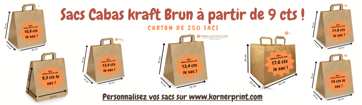 Offre sacs kraft