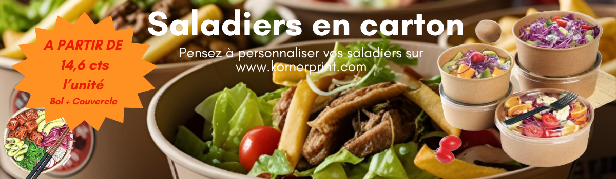 Offre saladiers carton rond
