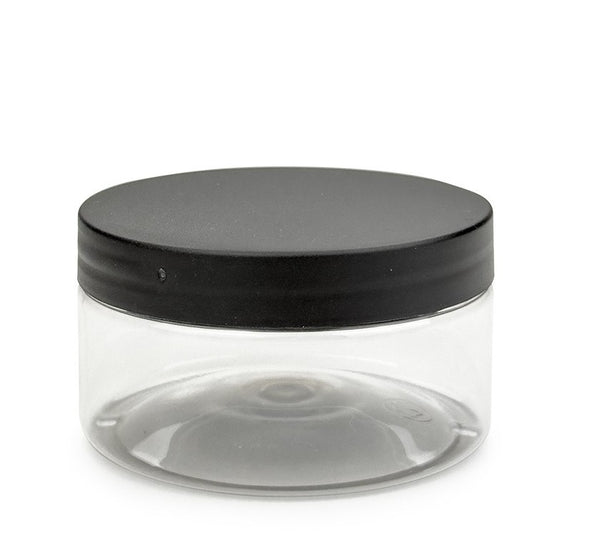 Bocal plastique à couvercle PET 100 ml Ø 69 mm hauteur 39 mm + couvercle réutilisable - carton de 546