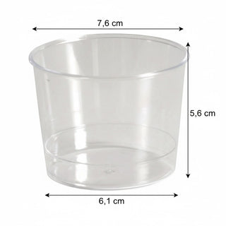 Verrine Bodega 14 cl - Ø7,6 x H5,6 cm - Mise en Bouche Traiteur - Carton 300