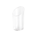 Verrine Cylindre Biseauté 6,5 cl - Ø4 x H5,8/8,2 cm - Mise en Bouche Traiteur - Carton 324