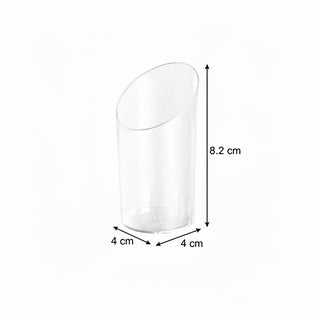 Mise en bouche cylindre biseauté 6.5 cl