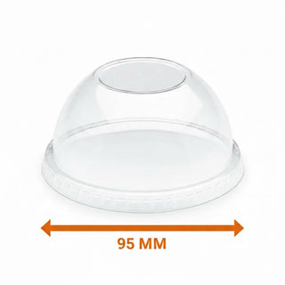 Couvercle dôme sans trou pour gobelet shaker diamètre 95 - carton de 800 unités