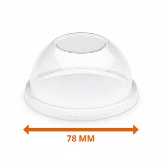 Couvercle dôme sans trou pour gobelet shaker diamètre 78 - carton de 1250