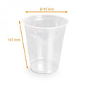 Gobelet shaker cristal pet 30/45cl - ø 95 / gm350  - carton de 800