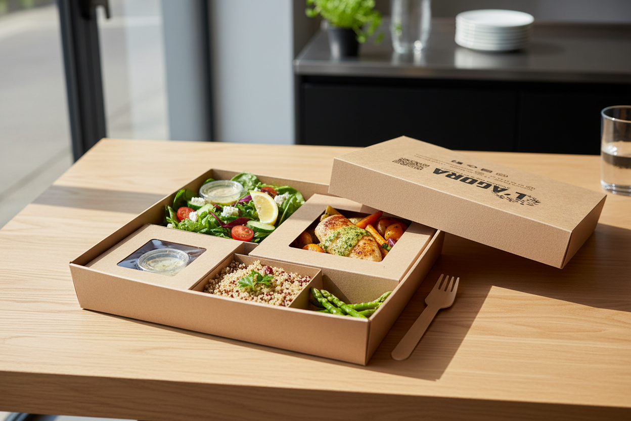 Plateau repas en situation