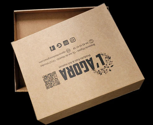 Plateau repas jetable 100% carton avec trois boites - vendu par 50