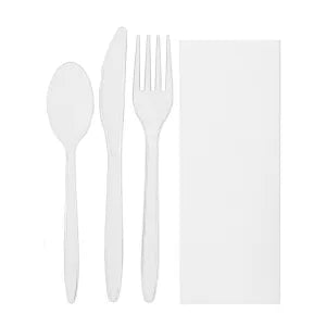 set couvert complet avec serviette