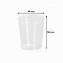 Verrine Ronde 6 cl Ø 44 mm H 58 mm - Mise en Bouche Traiteur - Carton 2000