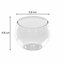 Verrine Boule Cristal 8 cl - Ø5,8 x H4,2 cm - Mise en Bouche Traiteur - Carton 300